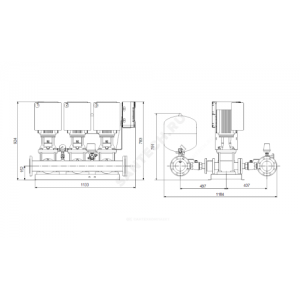 Установка повышения давления Hydro Multi-E 3 CRE20-3 Grundfos 99133101