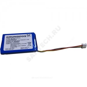 Батарея аккумуляторная Lithium lon 3,7V 1100mAh cpl. Grundfos 99499908 Батарея аккумуляторная Lithium lon 3,7V 1100mAh cpl. Grundfos 99499908