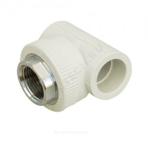 Тройник PP-R комбинированный под ключ белый ВР Дн 40х1 1/4" RTP (РосТурПласт) 10750 .