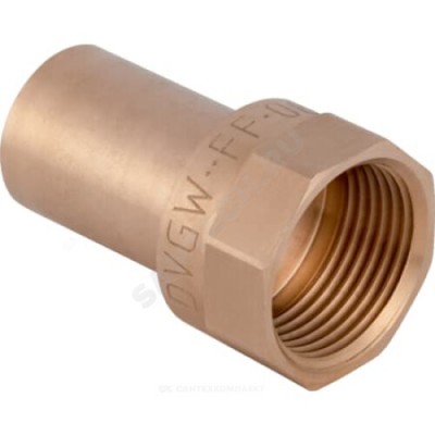 Переходник бронза Дн 35х1" труба/ВР Mapress Geberit 63564
