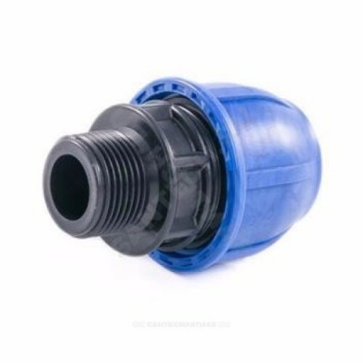 Муфта компрессионная ПЭ НР Дн 63х1" Ру10 RTP (РосТурПласт) 22062