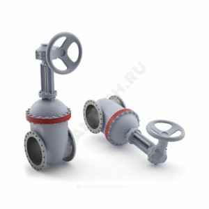 Задвижка клиновая сталь газ 30с541нж Ду 500 Ру16 фл с редуктором МЗТА