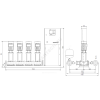 Установка повышения давления Hydro MPC-E 4 CRE90-2-2 Grundfos 98439563
