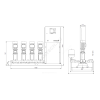 Установка повышения давления Hydro MPC-E 4 CRE90-2-2 Grundfos 98439563