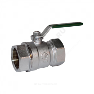 Кран шаровой латунь хром R250W Ду 50 Ру35 ВР рычаг Giacomini R250WX028