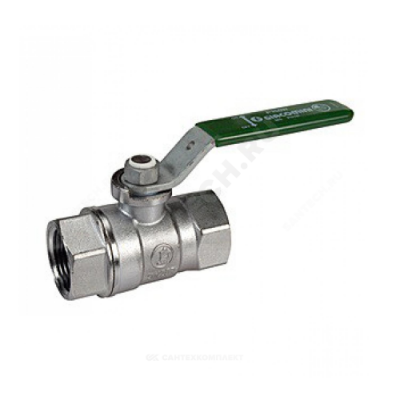 Кран шаровой латунь хром R250W Ду 25 Ру35 ВР рычаг Giacomini R250WX025