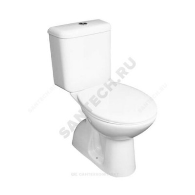 Унитаз-компакт Zeta белый нижний подвод верт/выпуск 2/реж без сиденья Jika 8.2539.7.000.242.1