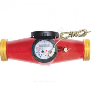 Счётчик г/в и х/в крыльчатый многоструйный Ду 50 Ру16 90С L=300мм резьба импульсный В/К ЭКО НОМ СВДЛ50-002