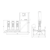 Установка повышения давления Hydro MPC-S 3 CR 20-5 Grundfos 95044794
