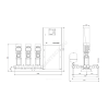 Установка повышения давления Hydro MPC-S 3 CR 20-5 Grundfos 95044794