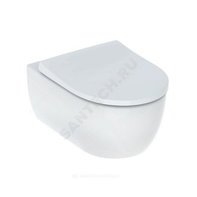 Унитаз подвесной Icon горизонт/выпуск микролифт Geberit 500.784.01.1