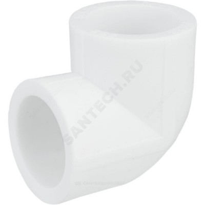 Угольник PP-R белый Дн 32х90гр PRO VALFEX 10108032-PRO