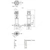 Насос многоступенчатый вертикальный HELIX V 220-2/25/V/KS/400-50 PN25 3х400В/50 Гц Wilo 4161750