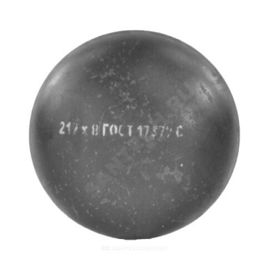 Заглушка сталь эллиптическая Дн 76х3,5 (Ду 65) п/привар ГОСТ 17379-2001 АРМАС