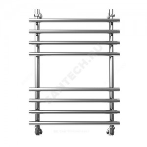 Полотенцесушитель водяной нерж сталь Лесенка Ду 25 (1") НР 400х400мм 4П нижнее подключение в/к соединитель (1"х3/4") Мост-Люкс Элит-Металл В-18-01