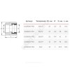 Муфта PP-R комбинированная белая ВР Дн 32х3/4" PRO VALFEX 10129132-PRO