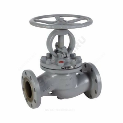 Клапан запорный сталь 15с22нж Ду 200 Ру40 Тмакс=425 оС фл Китай .