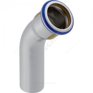 Отвод сталь нерж 45гр Дн 88,9 пресс/труба для газоснабжения Mapress Geberit 34451