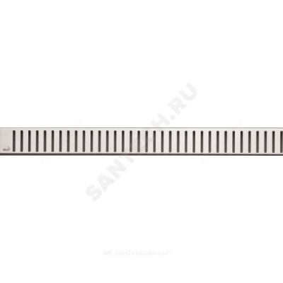 Решетка для душевого лотка нержавеющая сталь L=850мм Alca Plast PURE-850L