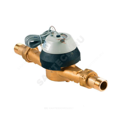 Счётчик х/в крыльчатый одноструйный Ду 32 Ру16 50С L=260мм резьба импульсный Б/К ВСХНд Тепловодомер