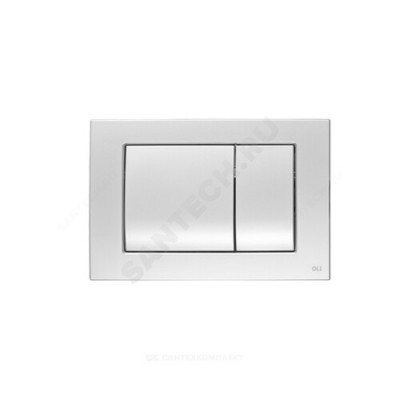 Кнопка для инсталляции Metal Dual хром матовый антивандальная OLI 656006