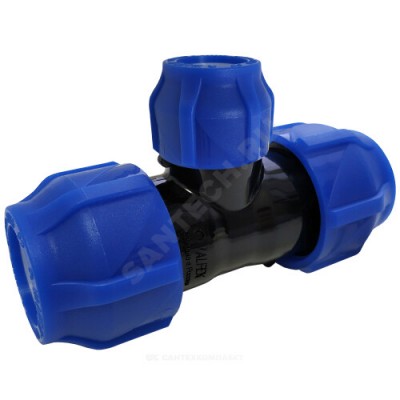 Тройник компрессионный ПЭ переходной Дн 32х25 VALFEX 1210012322532