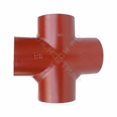 Крестовина чугун SML Ду 50х50х50х88гр б/растр