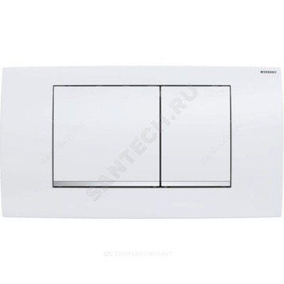 Кнопка для инсталляции Twinline30 белый/хром глянец Geberit 115.899.KJ.1