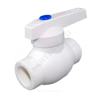 Кран PP-R шаровой белый внутренняя пайка Дн 25 Стандарт RTP (РосТурПласт) 10567