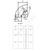 Отвод сталь бесшовный крутоизогнутый 90гр Дн 108х8,0 (Ду 100) под приварку ГОСТ 17375-2001