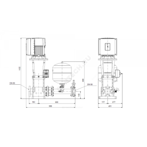 Установка повышения давления Hydro Solo E CRE 45-2-2 Grundfos 91048916