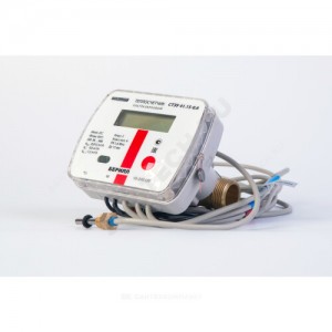 Теплосчетчик ультразвуковой СТЭУ 41 квартирный подача Ду 20 2,5м3/ч L=130мм импульсный резьба Итэлма