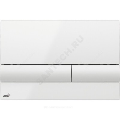 Кнопка для инсталляции белая Alca Plast M1710