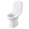 Унитаз-компакт Цезарь белый нижний подвод горизонт/выпуск 2/реж дюропласт микролифт Santek 1.WH30.1.746