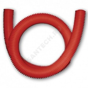 Шланг гофрированный для PE-X Дн 32 для трубы Дн 20 красный бухта 50м РОС