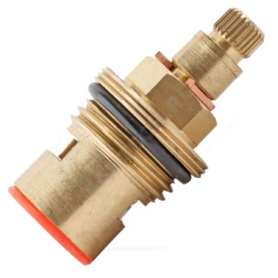 Кран-букса для смесителя керамическая резьба G 1/2" 24 шлица Профсан PSM-1291-24