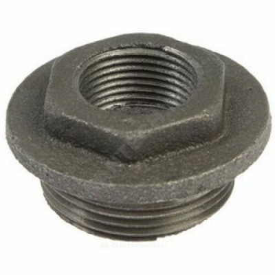 Заглушка (пробка) проходная 1 1/4"x3/4" правая резьба для чугунных радиаторов