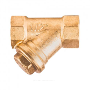 Фильтр сетчатый Y-образный латунь Ду 20 Ру16 Тмакс=110 oC G3/4" ВР R74A Giacomini R74AY004