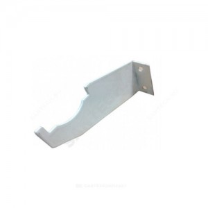 Кронштейн L=85мм для трубчатых радиаторов RAL 9016 (белый) КЗТО КП 85