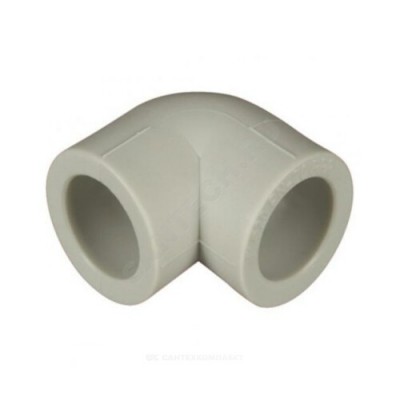 Угольник PP-R серый внутренняя пайка Дн 50х90гр RTP (РосТурПласт) 11035