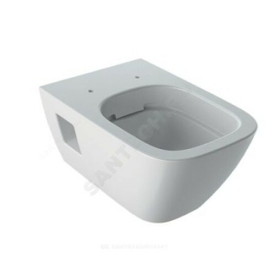 Унитаз подвесной Renova Plan белый без сиденья форма полузакрытая Geberit 500.378.01.1