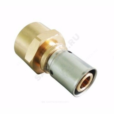 Муфта МП бронза/нерж пресс Дн 20х3/4" ВР Cofit P Oventrop 1512246