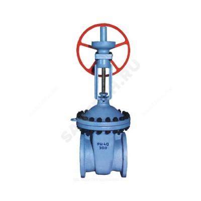 Задвижка клиновая сталь 30с541нж Ду 500 Ру16 фл с редуктором МЗТА