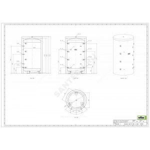Буфер накопительный 1500 л HF 1500/1 C Reflex 7844200