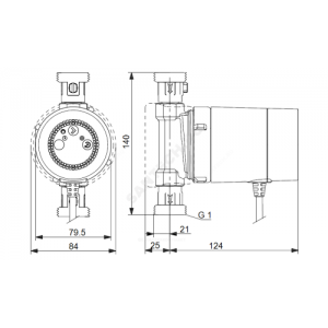 Насос циркуляционный для ГВС COMFORT 15-14 BDT PM Grundfos 99812350