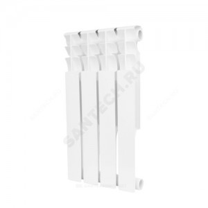 Радиатор биметаллический BM 500/78 S19 4 секции Qну=480 Вт RAL 9016 (белый) Benarmo