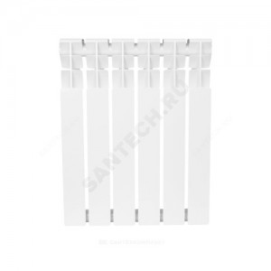 Радиатор биметаллический BM 500/78 S19 10 секций Qну=1200 Вт RAL 9016 (белый) Benarmo