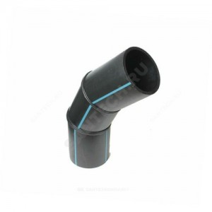 Отвод сварной ПЭ100 SDR17 Дн 355х155гр Ру10 Россия