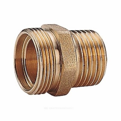 Ниппель латунь переходной Ду 20х15 (3/4"х1/2") под евроконус НР R180R Giacomini R180RY017