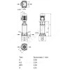 Насос многоступенчатый вертикальный HELIX FIRST V 203-5/25/E/S/400-50 PN25 3х400В/50 Гц Wilo 4201021